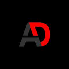 abstract and monogram letter logo design