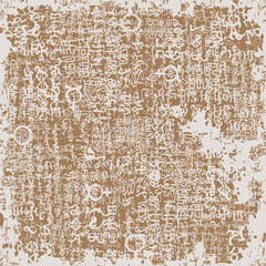 vector image of abstraction in the style of old blurry manuscript graphics Can be used as wallpaper or wrapping paper