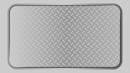 Silver metal steel background texture, vector illustration