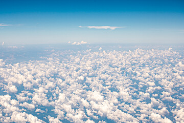 Fototapeta premium Airplanes and clouds