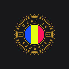 MADE IN ROMANIA MODERN BADGES