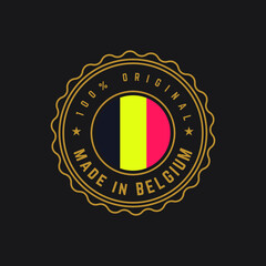 MADE IN BELGIUM MODERN BADGES