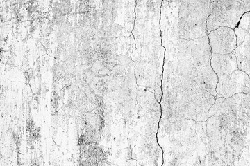 Texture of a concrete wall with cracks and scratches which can be used as a background