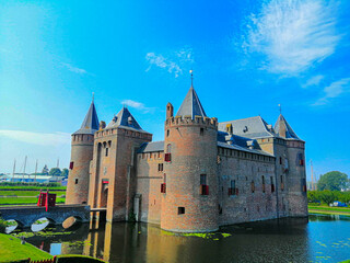 Fototapeta premium Muiderslot castle in Netherland