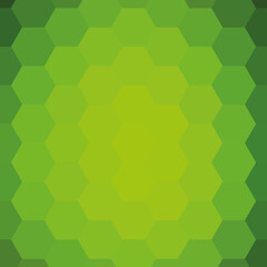 Fototapeta na wymiar Dark Green vector background with hexagons. Abstract illustration with colorful hexagons.