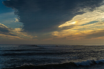 Obraz premium sunset over the sea