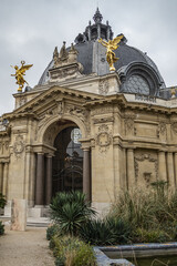 Fototapeta na wymiar Garden of Small palace (Petit Palais, 1900). Paris, France.