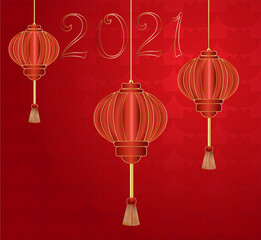 Chinese New Year greeting card