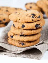 mixed oatmeal and wheat flour cookies