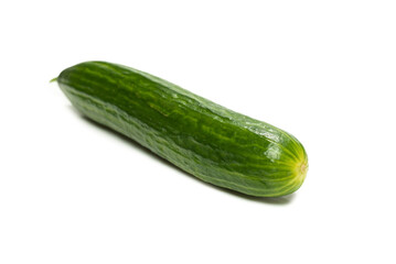 Cucumber isolated on white background.