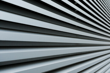 Obraz premium Abstract metal background, lines in silver, black and grey, no person full fram