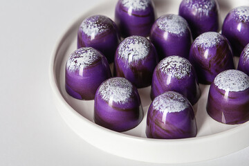 easter eggs on a plate