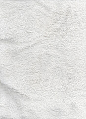 White cotton background. Textured background from light mohair