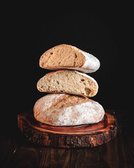 Pães de fermentação natural