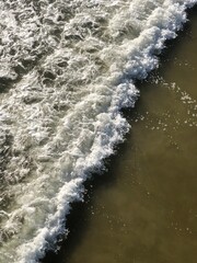 waves on the beach