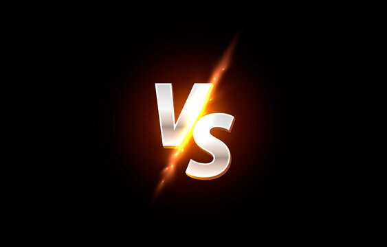 Versus Game Cover, Banner Sport Vs, Team Concept.