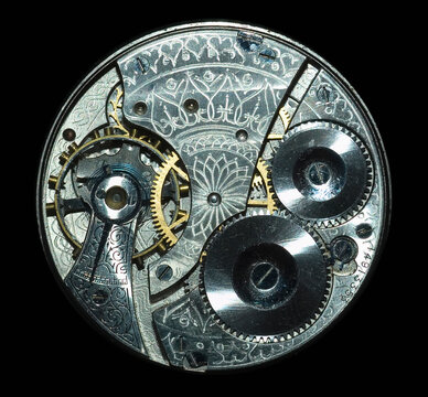 Studio shot of complex clockwork