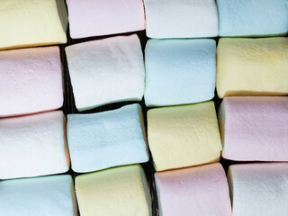 Fototapeta premium multi-colored sweet soft marshmallow