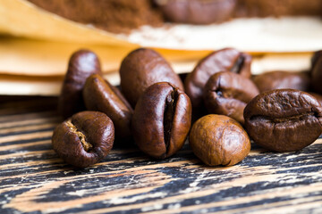 Fototapeta premium aromatic coffee beans