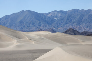 Fototapeta na wymiar Sand Dunes and Mountains