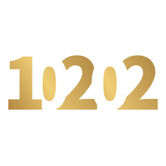 10202 golden color letter type  design