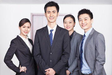 Group of business people in office portrait