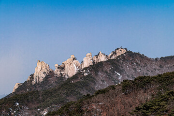 Obon in winter-Bukhansan national park, Seoul Korea