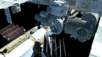 International Space Station Close-up © 3000ad