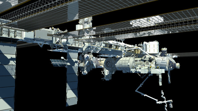 Detailed International Space Station