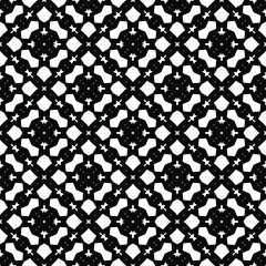 Black and white texture. Abstract seamless geometric pattern.
