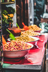fruit and vegetables at the market