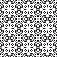 Black and white texture. Abstract seamless geometric pattern.
