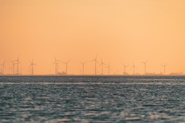 Windenergie Gewinnung an der deutschen Nordseeküste