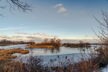 Winter view of St. Lawrence river