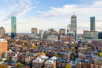Back Bay Boston at Sunset