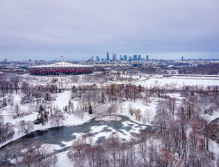 Warszawa © Drone in Warsaw