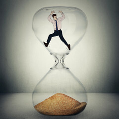 Time is ticking concept. Everything is temporary, nothing is eternal