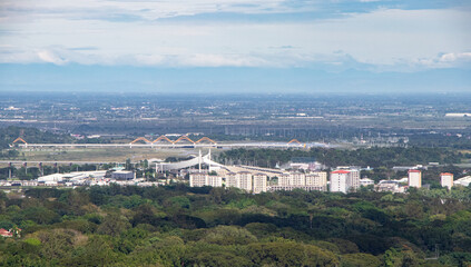 Aerial View of Clark and Sacobia River - Pampanga, Luzon, Philippines