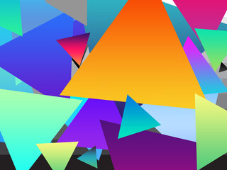 abstract background with triangles