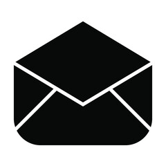 mail message envelope icon vector