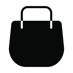 shopping bag icon vector