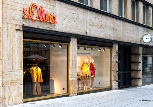 s.Oliver shop. s.Oliver is a German fashion company that sells apparel,  shoes, accessories, jewelry, fragrances and eyewear worldwide. Stock Photo  | Adobe Stock