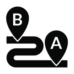 map, road sign and satellite icon vector