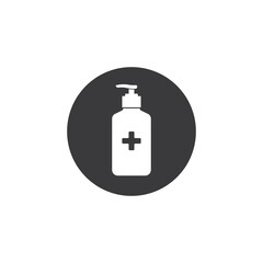 hand sanitizer icon vector illustration design template
