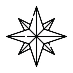 compass icon vector