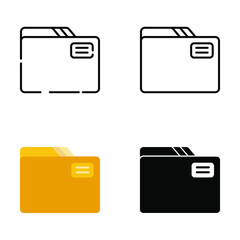 folder icon vector