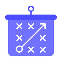 Fototapeta premium presentation plan icon vector