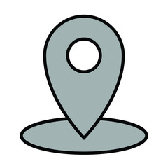map marker icon vector