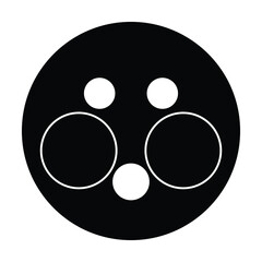 sad, happy, moody, surprised, angry, smile emoticon smiley icon vector