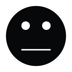 sad, happy, moody, surprised, angry, smile emoticon smiley icon vector